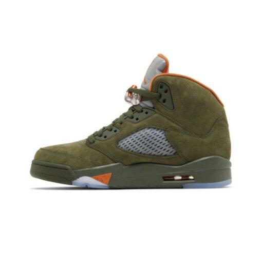 Air jordan 5 retro olive x green 2024 - Image 2